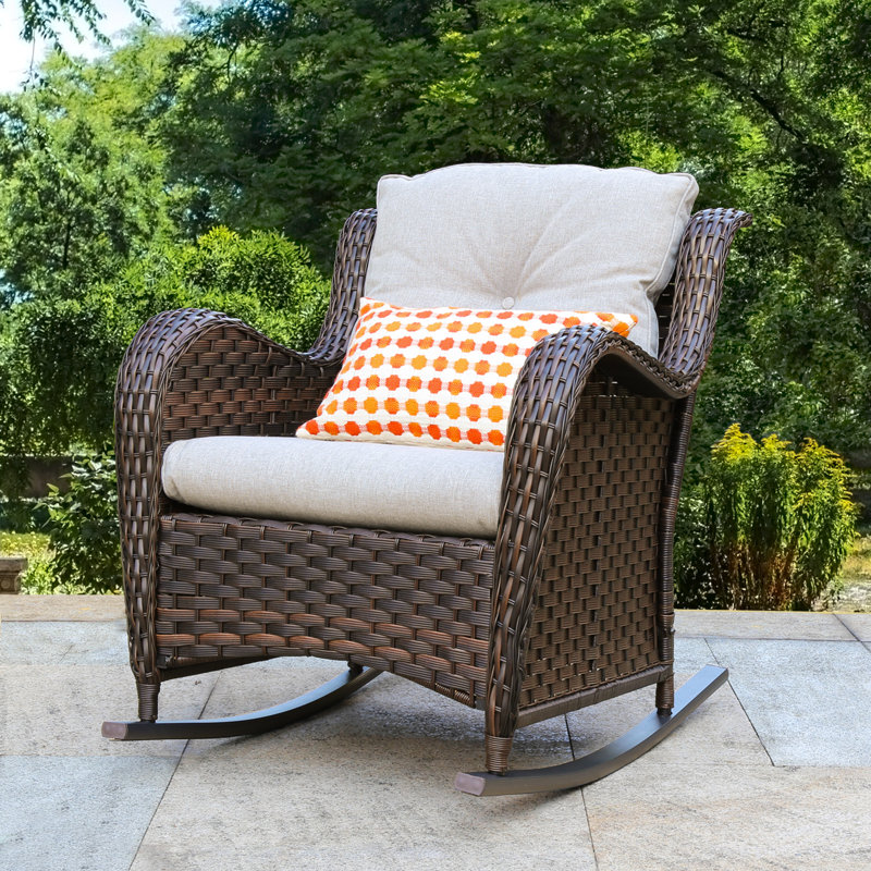 Lark Manor Alysan Outdoor Rocking Chair & Reviews Wayfair Canada
